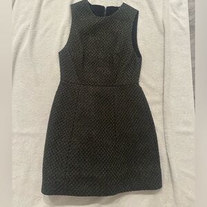 Alice and Olivia fit and flare green dress size 4